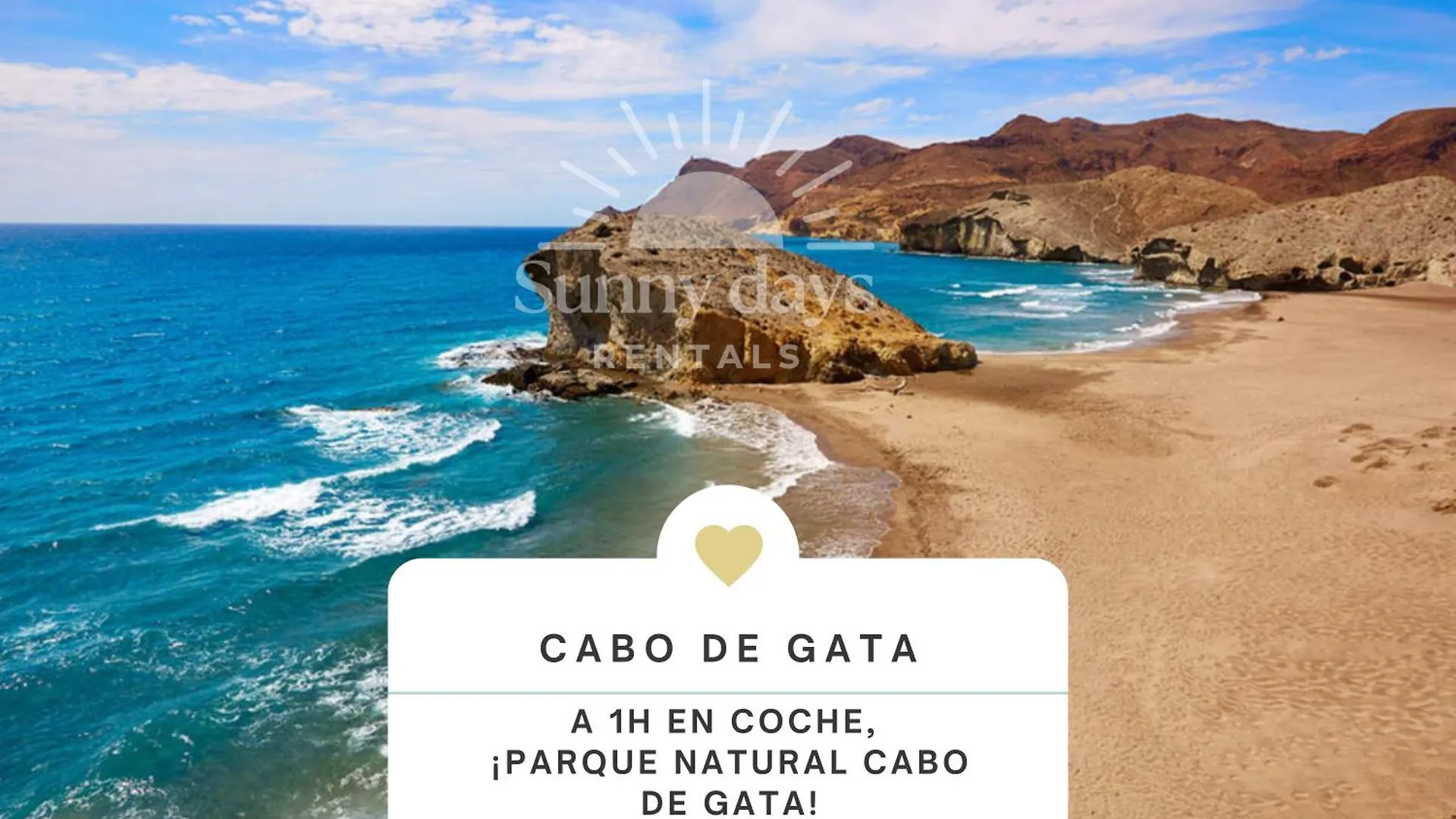 Acogedor Apartamento A 30 Metros De La Playa - Wifi - Smarttv Almeria Spain