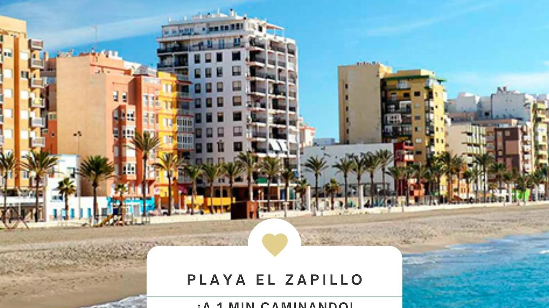 Acogedor Apartamento A 30 Metros De La Playa - Wifi - Smarttv Almeria Apartment